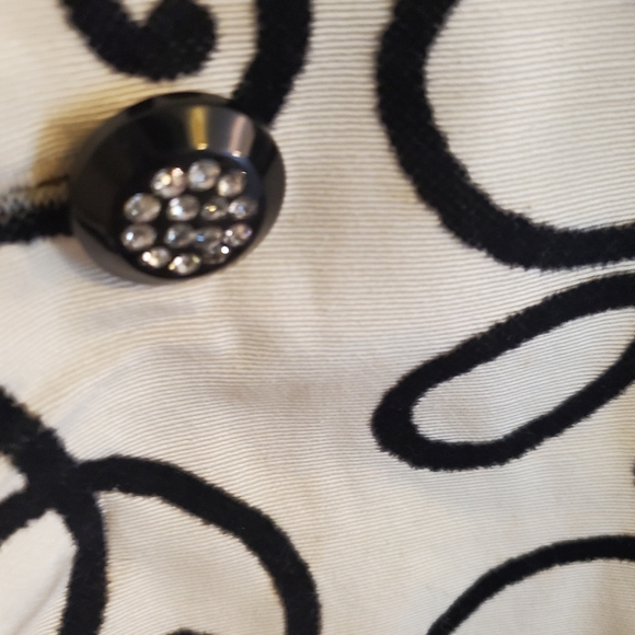 AJ BARI VINTAGE WHITE AND BLACK JACKET S SM - Picture 4 of 10